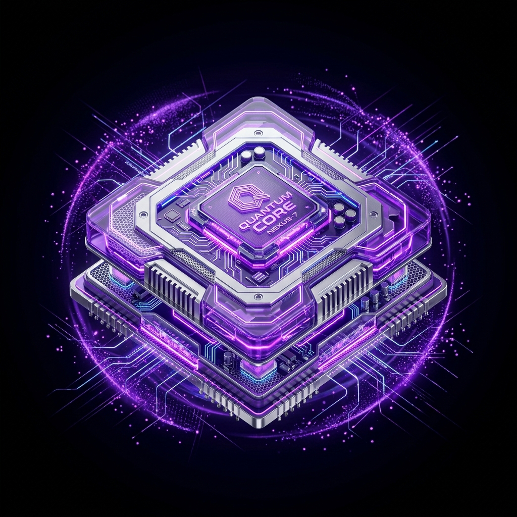 Futuristic CPU Core